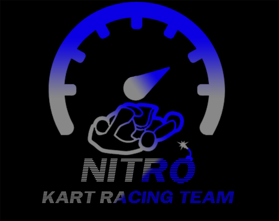 nitro kart team logo - racing team